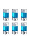 Wall Mounted Manual Liquid Soap Dispenser 6 Pcs Adhesive and Screw-On Non-Spill Soap Dispenser 350 ml V-1