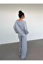Women's Los Angelos Printed Boat Neck Flat Leg Jogger Pants Bottom Top Tracksuit Set - 6