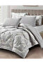 6pc Comforter Set Reversible Twin Comforter Set with 2 Pillow Shams 2 Pillowcases & Fitted Sheet