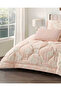 6pc Comforter Set Reversible Twin Comforter Set with 2 Pillow Shams 2 Pillowcases & Fitted Sheet - 2
