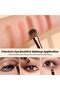 7 Piece Double Ended Makeup Brush Set - Professional Cosmetic Brushes (Dark Brown) - 4