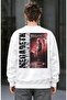 Unisex Oversized Megadeth Album Back Printed Crew Neck Hoodless Sweatshirt - 3
