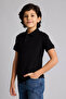 Regular Fit Black Boys' Polo Neck T-Shirt K1689A6/Bk81 - 3