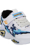 Ninja Boys' White / Navy Blue Casual Sports Shoes - 4
