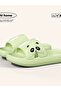 Green Panda Bedroom Slippers