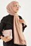 Elle F Pattern Jacquard Cotton Piece Shawl - Yavruağzı - 4