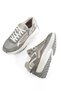 Gray Color Thick Non-Slip Sole Sneakers Zippered Daily Women's Sports Shoes Nodow - 6