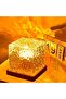 USB Rechargeable Crystal Cube LED Night Light, Touch Control Bedside Desk Lamp