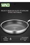 Non Stick Frying Pans PFOA Free Cookware Stainless Steel Skillets Dishwasher and Oven Safe Works on - 5