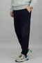 Men's Dark Navy Blue Regular Fit Jogger Pants Sweatpants with Zipper on the Side Pocketed Pack of Cotton - 6