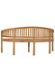 Banana Bench 180 cm Solid Teak Wood - 5