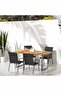 Garden Chairs 4 pcs Steel and Textilene Black
