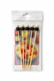 Black Beaded Decorative Toothpicks, Pack of 12 – Fruit, Cocktail, and Party Presentation Toothpicks - 2