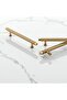 Furniture Drawer Kitchen Cabinet Cupboard Modern Cover Handles Pattern Gold Metal Handle 160 mm - 3