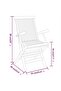 3 Piece Garden Dining Set Solid Wood Teak - 3