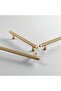 Furniture Drawer Kitchen Cabinet Cupboard Modern Cover Handles Pattern Gold Metal Handle 160 mm - 5