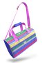 Milka Gray Yellow Line Patterned Sport Bag Si 27543 - 7
