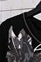 Women's Plus Size Stretch Fabric Crew Neck Leaf Printed Stone Short Sleeve Mom T-Shirt Combed Cotton Blouse - 5