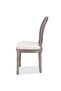 Dining Chairs 4 pcs Linen and Rattan - 4