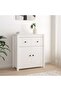 Sideboard White 70x35x80 cm Solid Wood Pine