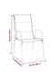 Garden Chairs 2 pcs Steel and Textilene Black - 3