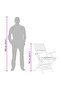 Folding Garden Chairs 4 pcs 55x61x90 cm Solid Wood Teak - 4
