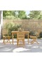 Folding Garden Chairs 4 pcs 43x54x88 cm Bamboo