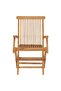 Garden Chairs with Light Blue Cushions 2 pcs Solid Teak Wood - 5