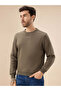 Chest Typography Regular Fit Three Thread Fleece Sweatshirt - 2