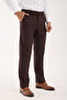 Men's Regular Fit Fabric Trousers