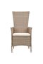 Outdoor Chairs 2 pcs with Cushions Poly Rattan Beige - 5