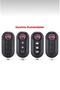 Doblo Ducato Punto 1. Quality White Gold Auto Key Cover - 3