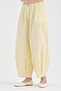 Women's Belt I Elastic Balloon Fit Design Trousers - 2
