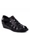 D26Ys-2855 Women's Genuine Leather Wedge Sole Comfort Sandals - 2
