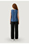 Women's Round Neck Loose Fit Blouse - 15363996 - 2