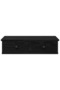 Wall Shelf with Drawers Black 60x28x15 cm Engineered Wood - 2