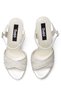 High Heeled Women's Ankle-Tie Stone Embellished Crossed Evening Dress Platform Shoes 22010 - 6