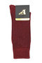 Burgundy Glittery Boot Type Women's Burgundy Socks - 2