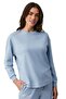 Combed Cotton Mood Women's Blue Pajama Set Pm9939 - 2