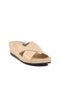Beige Anatomical Women's Wedge Heel Slippers - 3