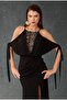 ROCHIE NEAGRA ELEGANTA LUNGA