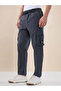 Solid Grey Athleisure Cargo Pants - 2