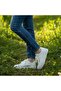 158 White Skin Flat Sole Sports Shoes - 2