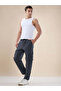 Solid Grey Athleisure Cargo Pants - 5