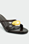 Yixo Gold Accessory Women's Bitter Brown Heels Slipper - 2