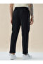 Solid Black Athleisure Cargo Pants - 3