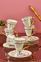 Nazenin 6-Person 90 ml Porcelain Coffee Cup Set Ckr3863