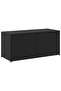 Garden Storage Box Black 283L Poly Rattan - 5