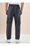 Solid Grey Athleisure Cargo Pants - 3