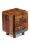 Night Cabinet Solid Reclaimed Wood 43x33x51 cm - 4